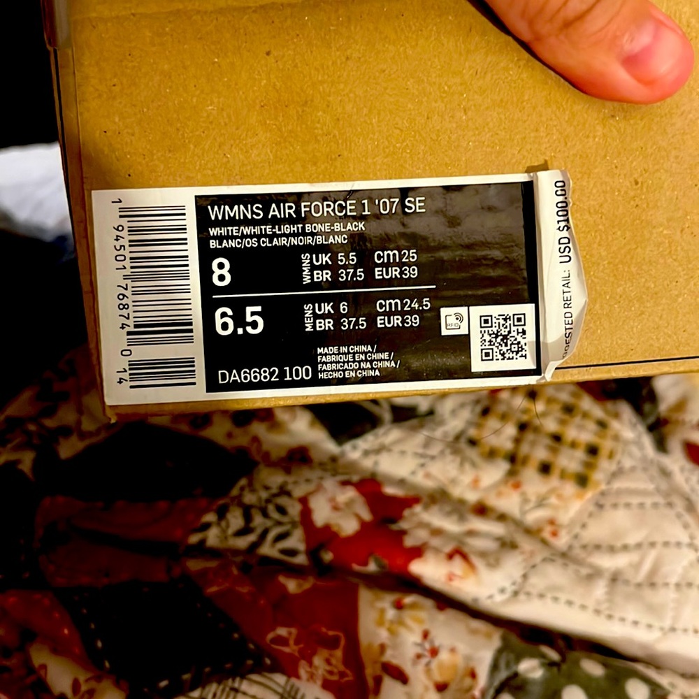 Gently used Air Force 1s
